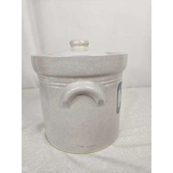 Cookies Pfaltzgraff USA Ceramic Stoneware Cookie Jar w Lid Pottery 7" - Picture 6 of 8